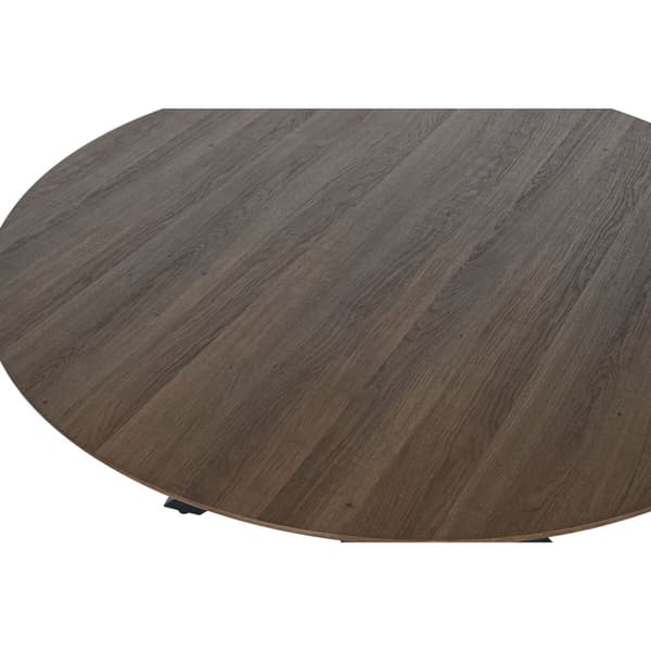 Matsalsbord Home ESPRIT Brun Svart Järn Trä MDF 120 x 120 x 75 cm