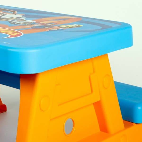 Barnbord och korg Hot Wheels Blå Orange Plast 69 x 42 x 79 cm