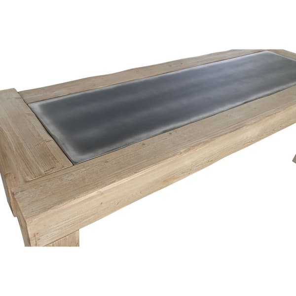 Matsalsbord Home ESPRIT Naturell Gran Trä MDF 220 x 90 x 76 cm