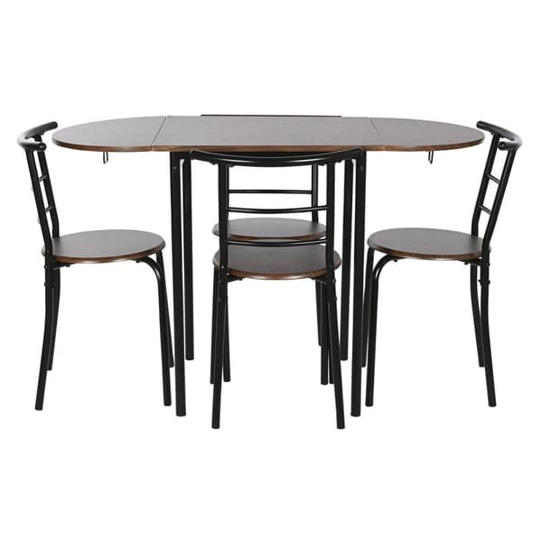 Bordsgrupp med 4 stolar DKD Home Decor 121 x 55 x 78 cm