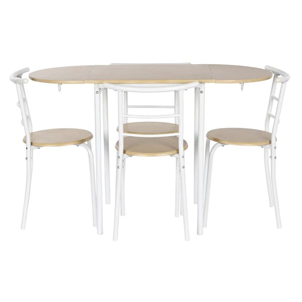 Bordsgrupp med 4 stolar DKD Home Decor 121 x 55 x 78 cm
