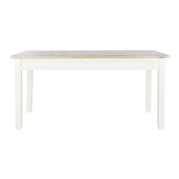 Spisebord DKD Home Decor Brun Beige Paulonia træ 160 x 80 x 79 cm