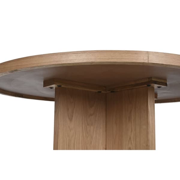Matsalsbord Home ESPRIT Naturell tölgyfa 152 x 152 x 78 cm