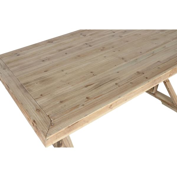 Matsalsbord Home ESPRIT Naturell Trä 200 x 100 x 80 cm