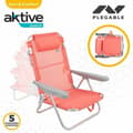 Miniatyrbild 4 av 8: Hopfällbar Stol Colorbaby Flamingo Rosa 48 x 46 x 84 cm Strand