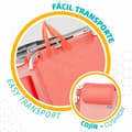 Miniatyrbild 5 av 8: Hopfällbar Stol Colorbaby Flamingo Rosa 48 x 46 x 84 cm Strand