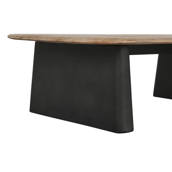 Soffbord Home ESPRIT Svart Naturell 120 x 60 x 32 cm
