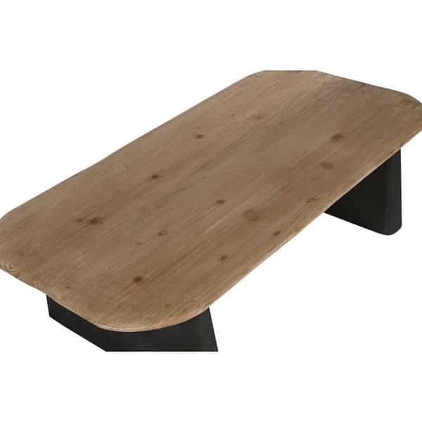 Soffbord Home ESPRIT Svart Naturell 120 x 60 x 32 cm