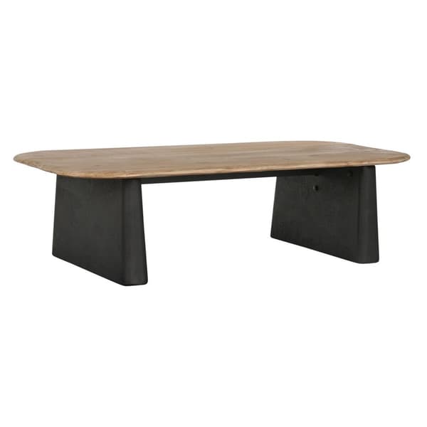 Soffbord Home ESPRIT Svart Naturell 120 x 60 x 32 cm