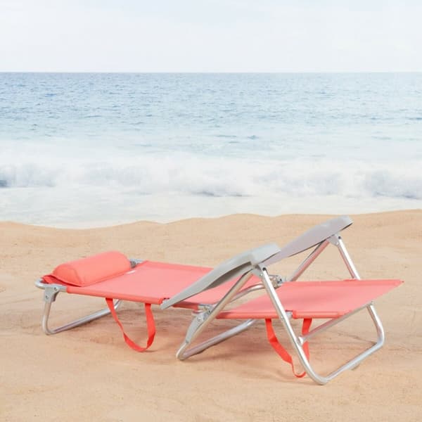 Hopfällbar Stol Aktive 47 x 82 x 49 cm Flamingo (2 antal)