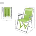 Miniatyrbillede 5 af 7: Polstrede Campingstol Aktive 44 x 74 x 45 cm (6 enheder)