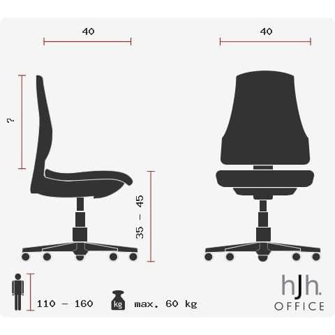 Barnstol - TOPSTAR - SITNESS KID - Orange - Höjdjusterbar - 1 plats - Fast