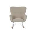Miniatyrbild 6 av 6: Gungstol Home ESPRIT Vit Polyester Metall 74 X 90 X 95 cm