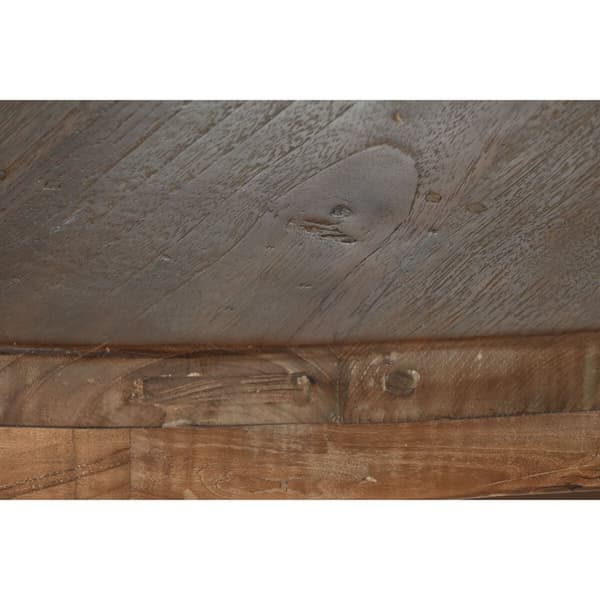 Matsalsbord Home ESPRIT Naturell teakträ 160 X 160 X 78 cm