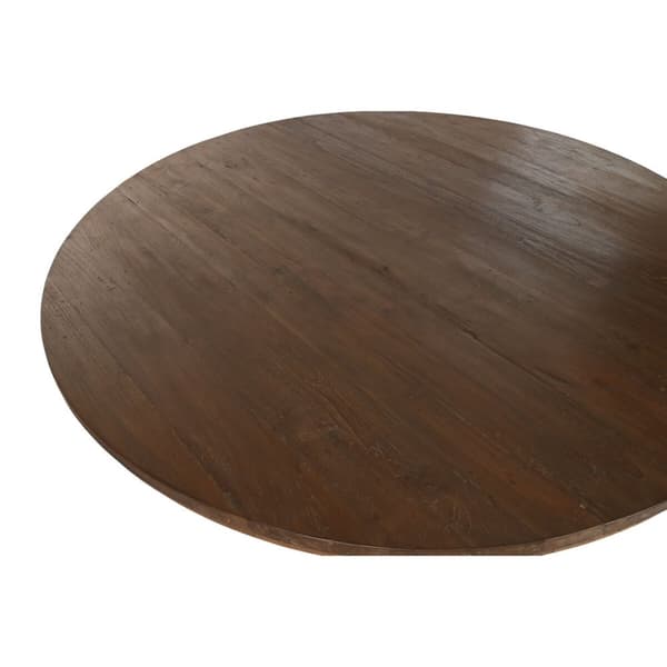 Matsalsbord Home ESPRIT Naturell teakträ 160 X 160 X 78 cm