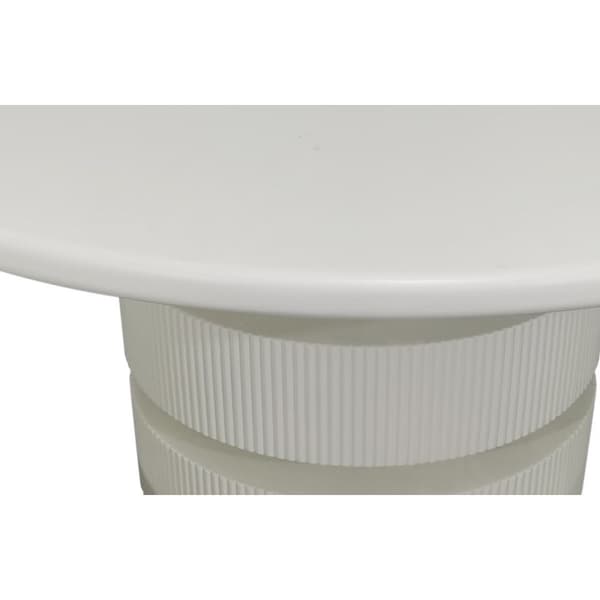 Matsalsbord Home ESPRIT Vit Granträ Trä MDF 120 X 120 X 80 cm