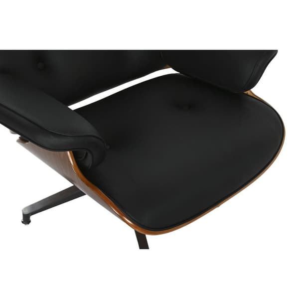 Lænestol Home ESPRIT Sort Valnød 89 X 87 X 79 cm