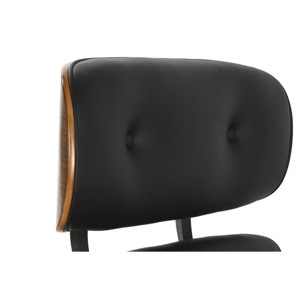 Lænestol Home ESPRIT Sort Valnød 89 X 87 X 79 cm