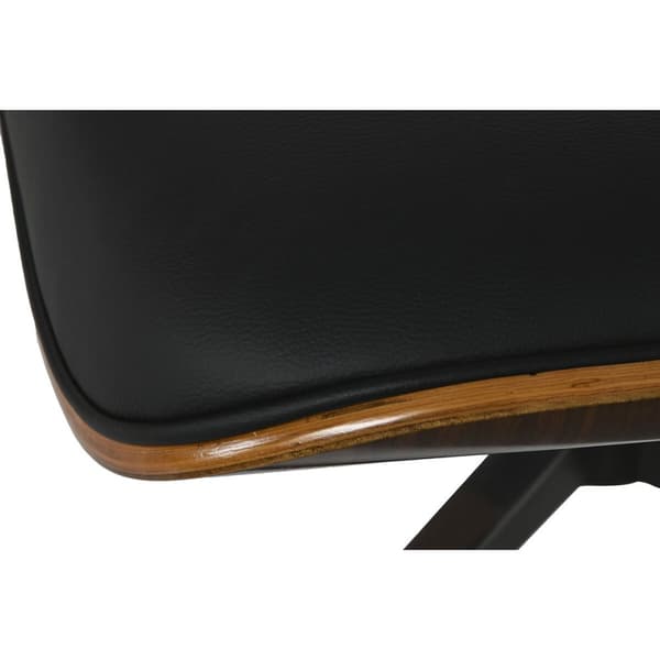 Lænestol Home ESPRIT Sort Valnød 89 X 87 X 79 cm