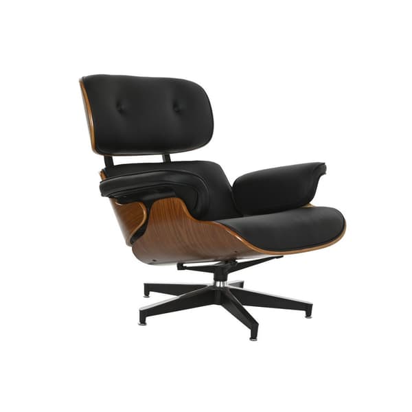 Lænestol Home ESPRIT Sort Valnød 89 X 87 X 79 cm