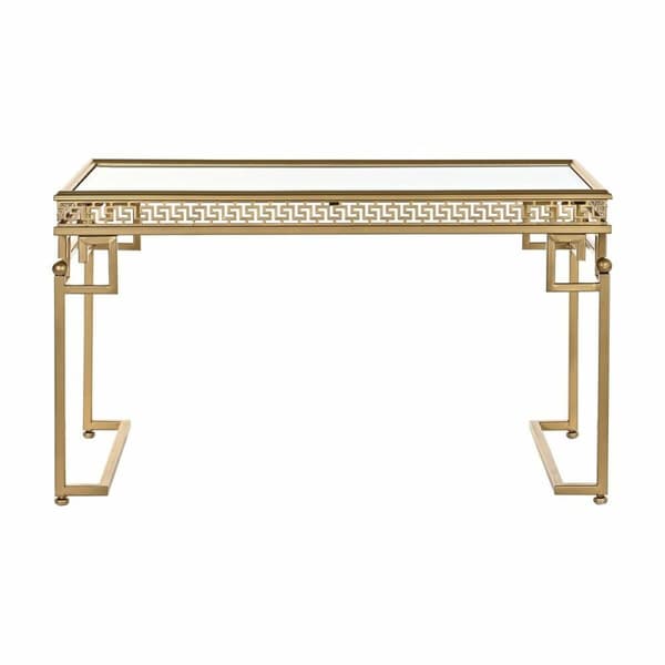 Sofabord DKD Home Decor Spejl Metal Aluminium 85 x 44 x 48 cm