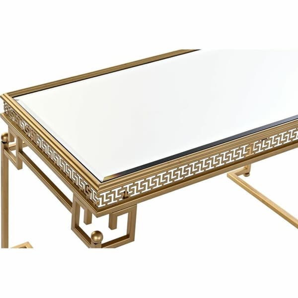 Sofabord DKD Home Decor Spejl Metal Aluminium 85 x 44 x 48 cm