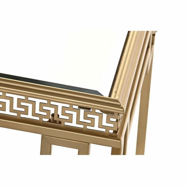 Sofabord DKD Home Decor Spejl Metal Aluminium 85 x 44 x 48 cm