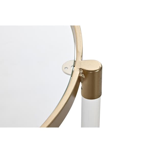 Sofabord DKD Home Decor Glamour Gennemsigtig Gylden Akryl Metal 87 x 87 x 50 cm