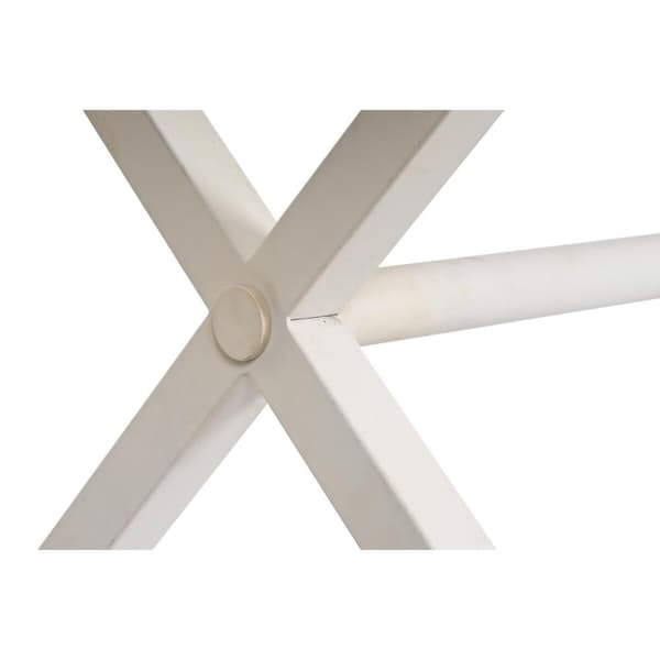 Spisebord DKD Home Decor Hvid Metal Mangotræ 180 x 90 x 76 cm