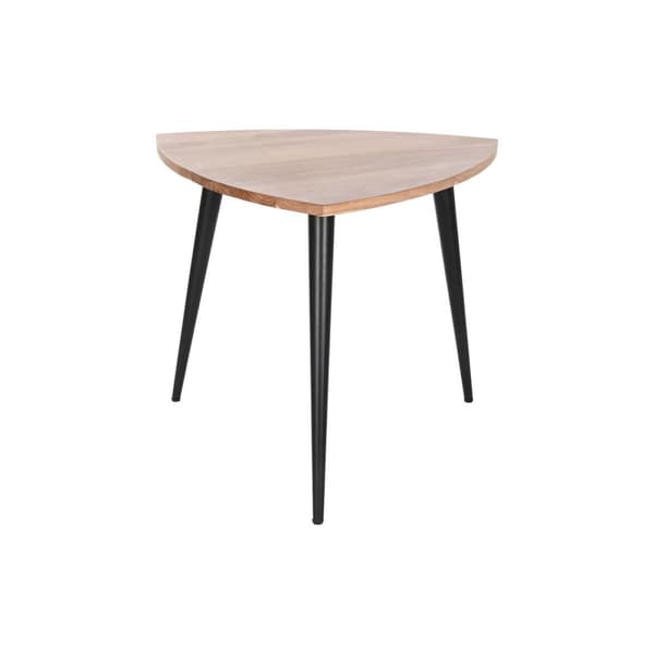 Sofabord DKD Home Decor Metal Akacie 90 x 90 x 76 cm