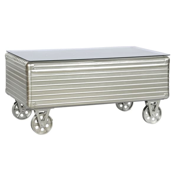 Sofabord Home ESPRIT Metal Krystal 100 x 52 x 46 cm