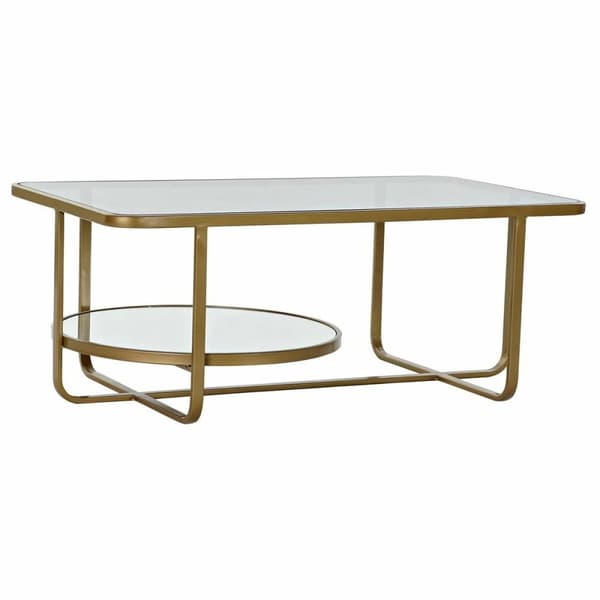 Olohuoneen pöytä DKD Home Decor Metalli Kristalli 90 x 50 x 35 cm