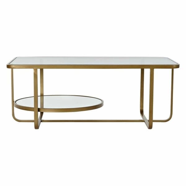 Olohuoneen pöytä DKD Home Decor Metalli Kristalli 90 x 50 x 35 cm