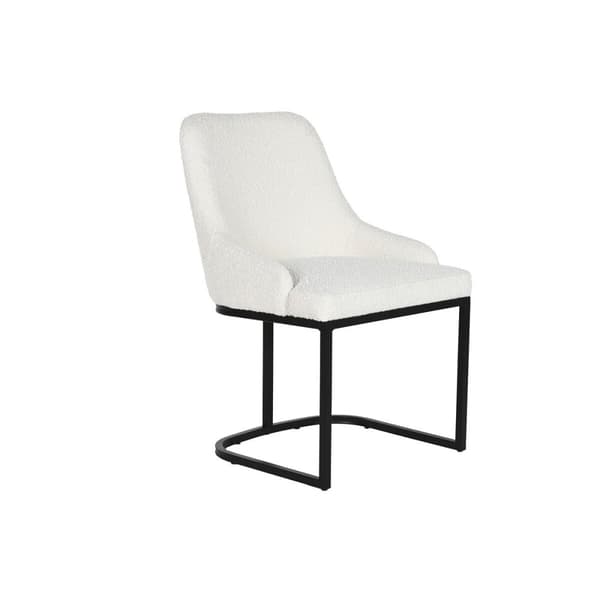 Spisebordsstol Home ESPRIT Hvid Sort 54 x 61 x 82,5 cm