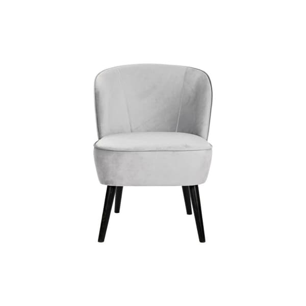Nojatuoli DKD Home Decor Musta Harmaa Puu 59 x 66 x 76 cm