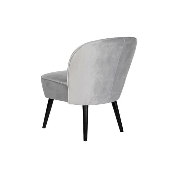 Nojatuoli DKD Home Decor Musta Harmaa Puu 59 x 66 x 76 cm