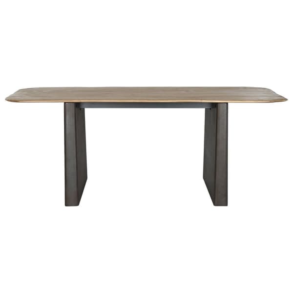 Spisebord Home ESPRIT Natur Mørkebrun Gran 200 x 90 x 75 cm