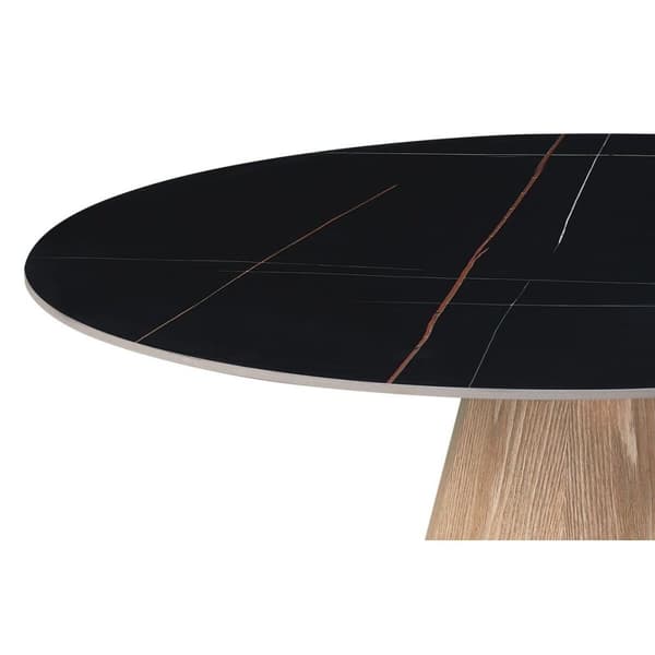 Matsalsbord Home ESPRIT Keramik Trä MDF 120 x 120 x 75 cm