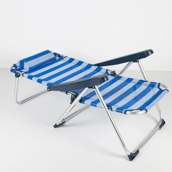 Folding Chair Aktive Raidallinen 48 x 90 x 60 cm (2 osaa)