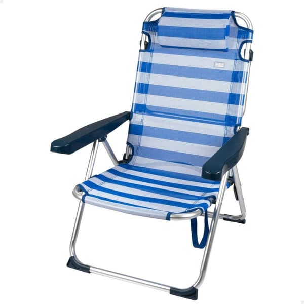 Folding Chair Aktive Raidallinen 48 x 90 x 60 cm (2 osaa)