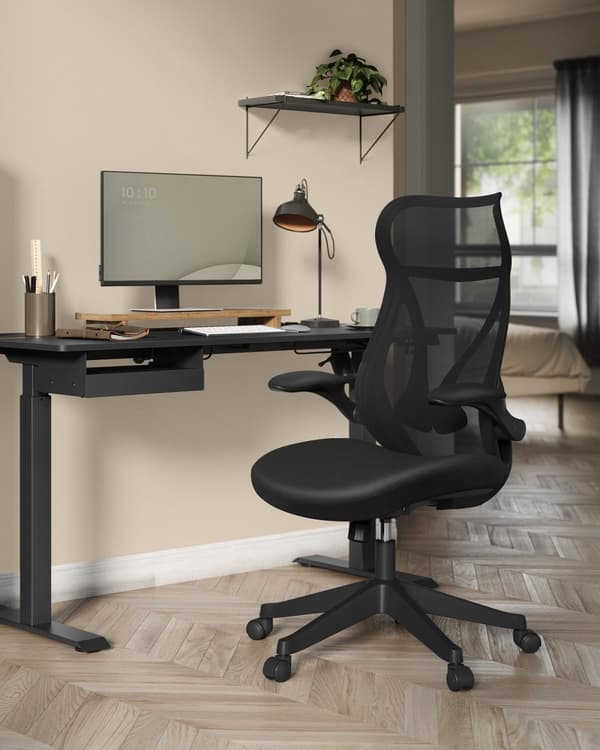 Rootz-toimistotuoli - Kääntötuoli - Pöytätuoli - Ergonominen tuki - 60cm x 55cm x 85cm