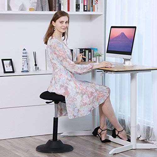 Arbejdstol - Ergonomisk - 360 ° Rotatable - Sort