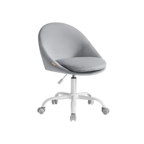 Velvet Office Stol - Højde Justerbar - Pigeon Gray
