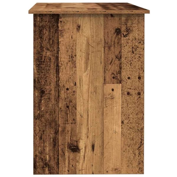 vidaXL Skrivbord gammalt trä 100x55x75 cm konstruerat trä