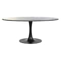 Pikkukuva 1 / 5: Ruokapöytä DKD Home Decor Musta Metalli Marmori 180 x 100 x 76 cm