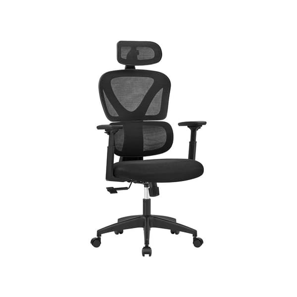 Ergonomisk kontorstol med justerbart ryglæn