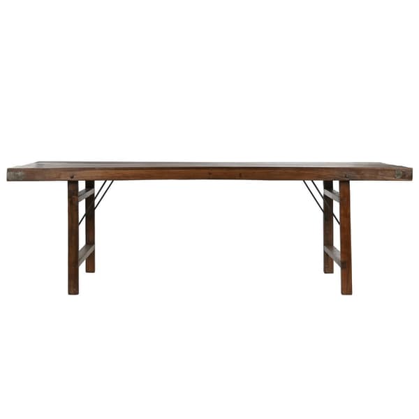 Taitettava Pöytä Home ESPRIT Luonnollinen Recycled Wood 240 x 90 x 77 cm