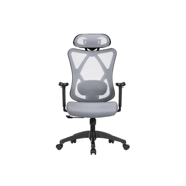 Kontorsordförande - Ergonomisk kontorsstol - Justerbar datorstol - Svart