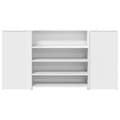 Miniatyrbillede 6 af 11: vidaXL receptionsskranke 200x50x103,5 cm konstrueret træ hvid