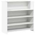 Miniatyrbillede 9 af 11: vidaXL receptionsskranke 200x50x103,5 cm konstrueret træ hvid